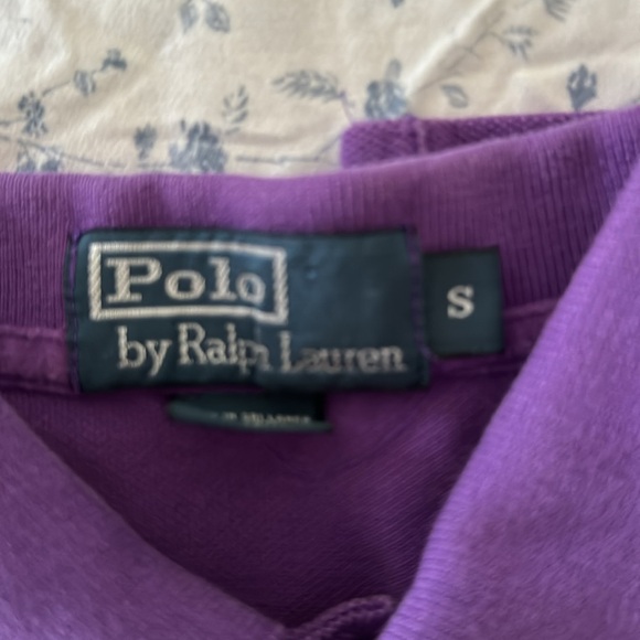 Polo Ralph Lauren - adult Medium Purple with yellow logo - Picture 2 of 3